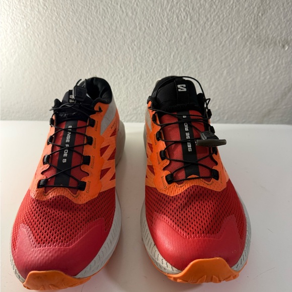 Salomon Red and Orange Athletic Shoes for Men - Picture 9 of 11